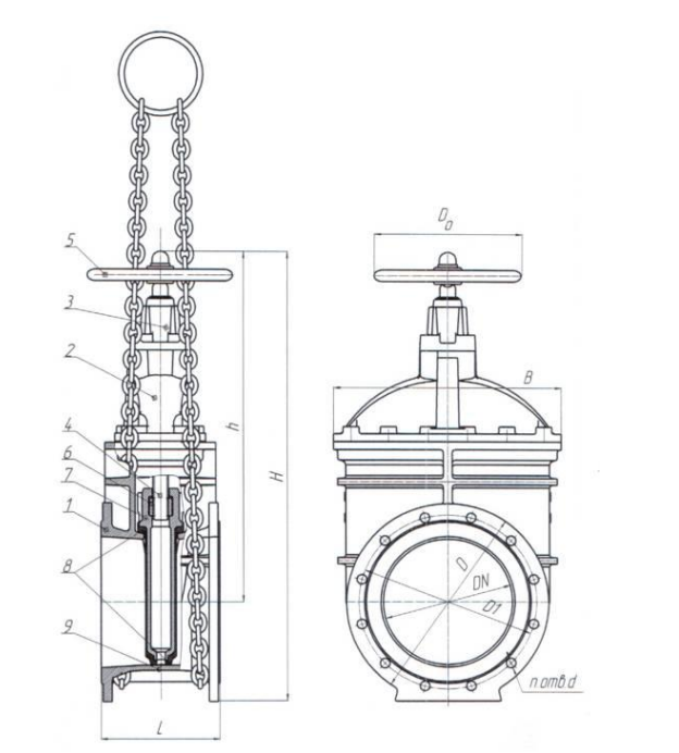 Задвижка 30ч39р